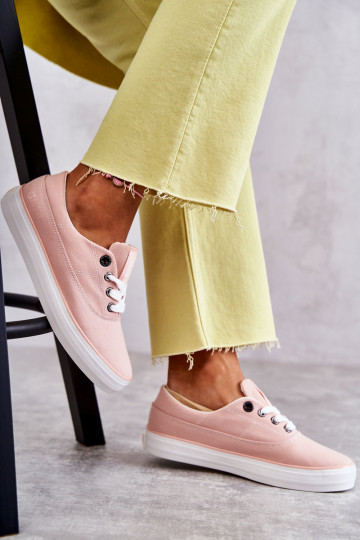 materiaal Dames Sneakers Big Star KK274020 Nude