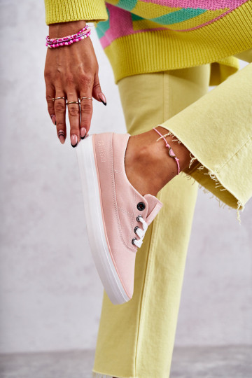 materiaal Dames Sneakers Big Star KK274020 Nude 2