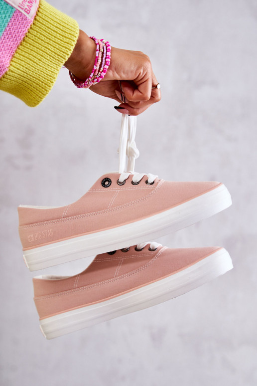 materiaal Dames Sneakers Big Star KK274020 Nude