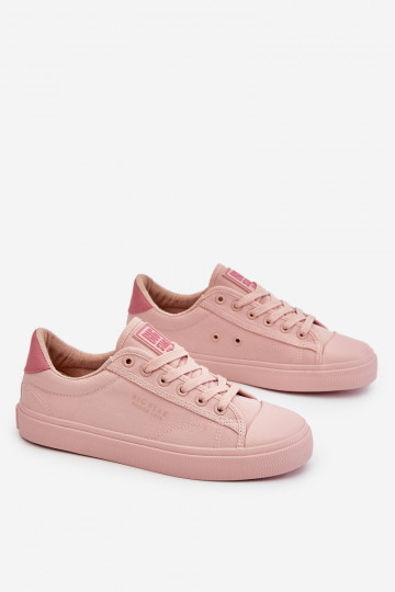 Het klassieke model platte sneakers Big Star LL274095 Lichtroze tint 2
