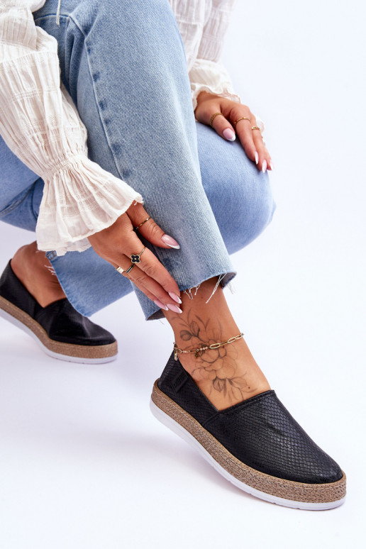 Leren espadrilles Mocassins Big Star LL276002 zInart