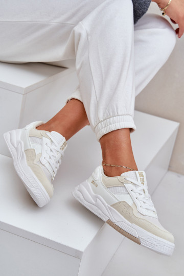 Sneakers model schoenen met platform Big Star OO274A155 INit-beige