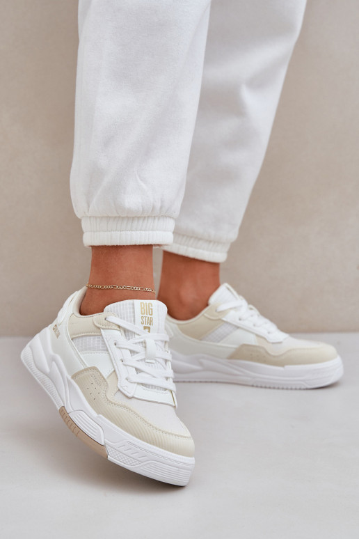 Sneakers model schoenen met platform Big Star OO274A155 INit-beige