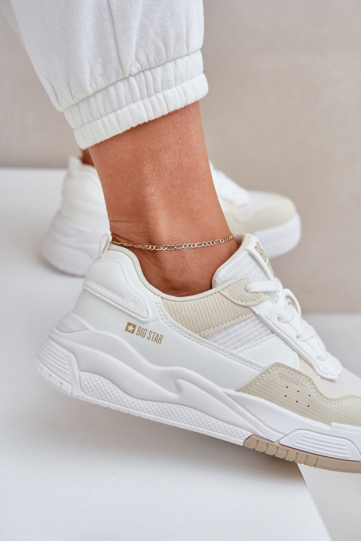 Sneakers model schoenen met platform Big Star OO274A155 INit-beige