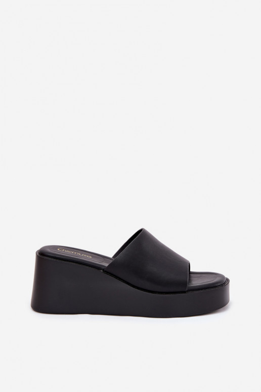 Damespantoffels Op de INig Eko Leer zInart Obenae