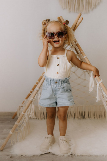 Sportschoenen voor kinderen met zelfklevende bevestigingsmiddelen beige Elike 2