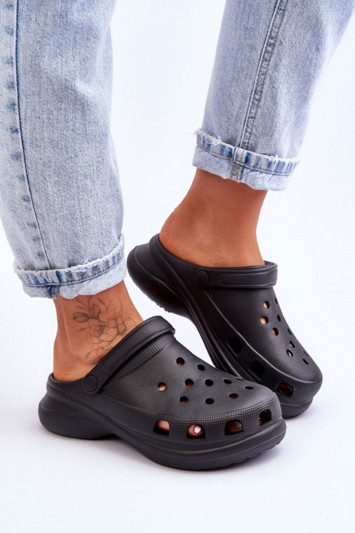 Slippers van Crocs-schuim met trendy massieve zolen zInart Katniss