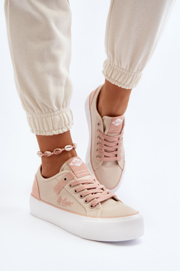 materiaal Vrijetijdsschoenen Lee Cooper LCIN-24-31-2196 beige