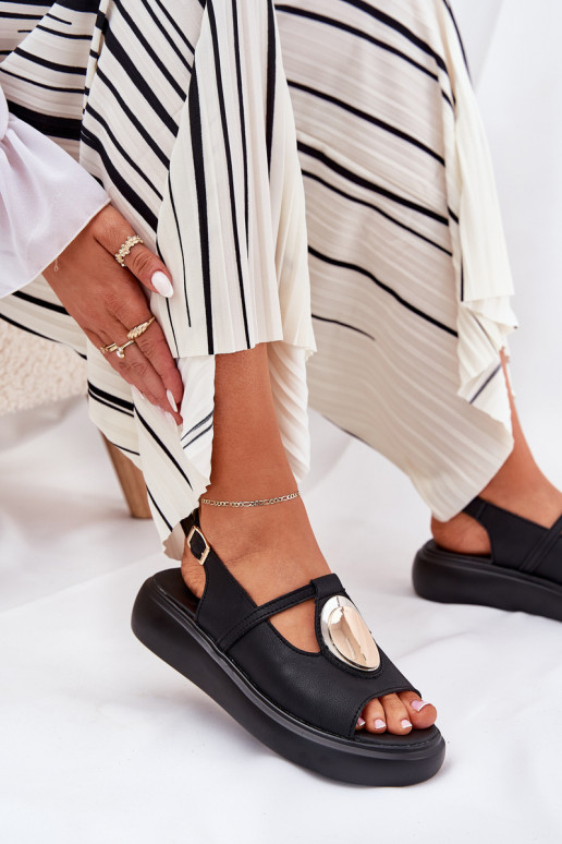 Leer Elegante stijl Dames sandalen S.Barski GR51-603 zInart