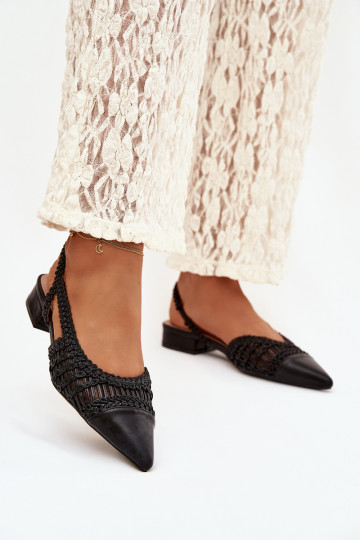 Dames sandalen Met Vlecht Op Klok zInart Nivorra