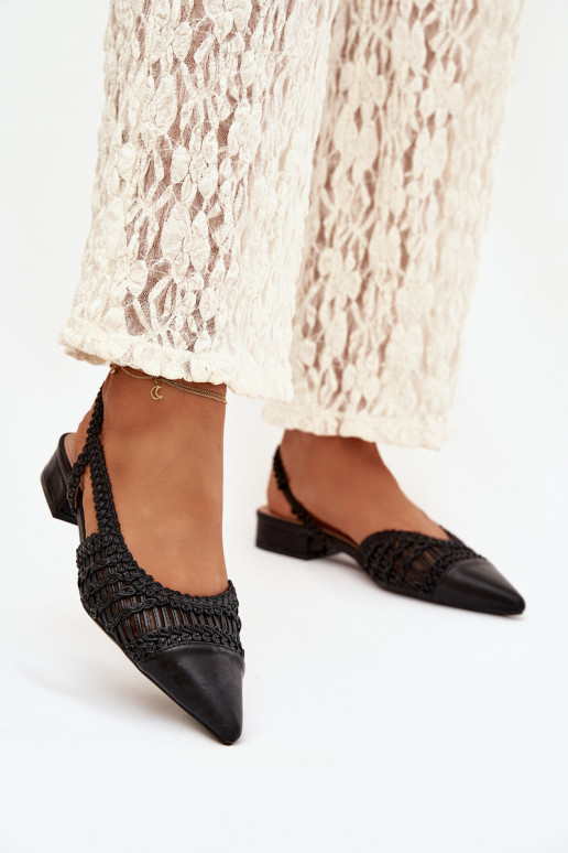 Dames sandalen Met Vlecht Op Klok zInart Nivorra