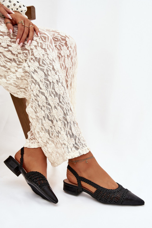 Dames sandalen Met Vlecht Op Klok zInart Nivorra