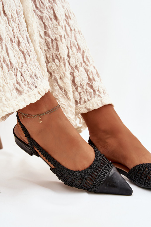 Dames sandalen Met Vlecht Op Klok zInart Nivorra