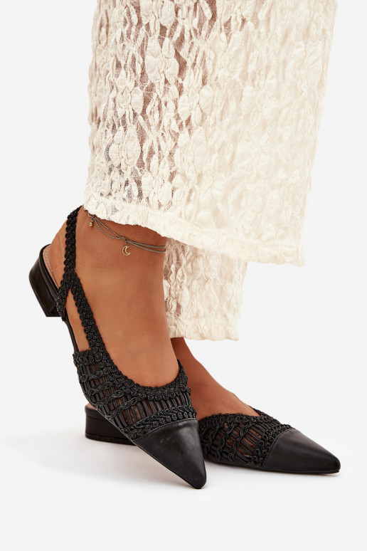 Dames sandalen Met Vlecht Op Klok zInart Nivorra