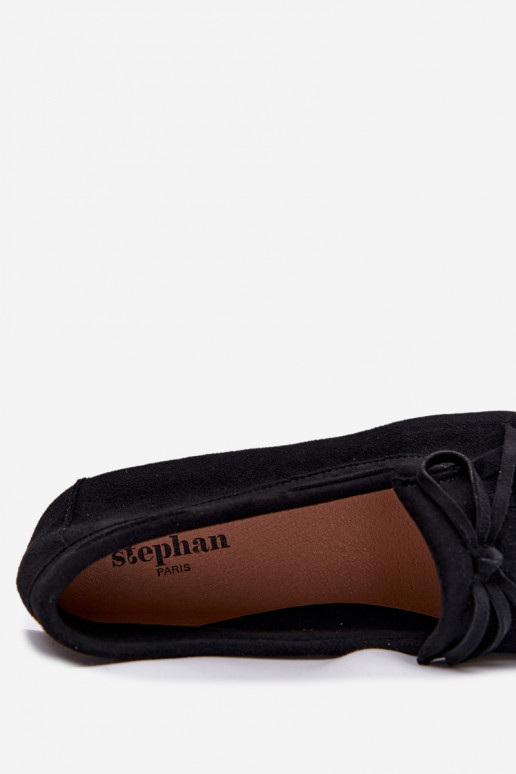 dames mocassins met kInastjes zInart Janelisse