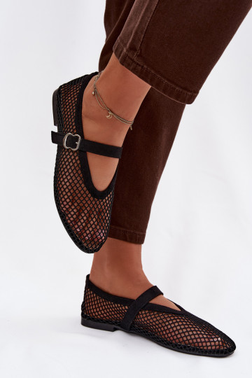 Gaas Ballerinas met riemen zInart Pherina
