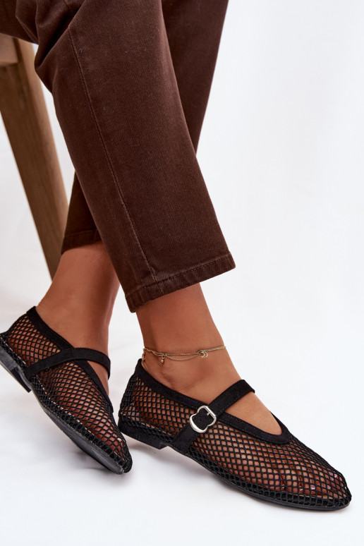 Gaas Ballerinas met riemen zInart Pherina