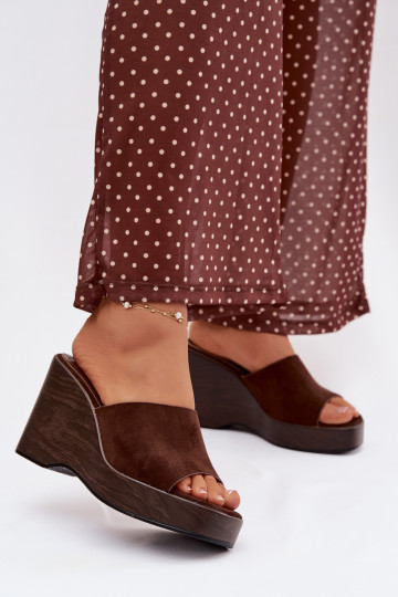 Damespantoffels Op de INig CzekoladoIne Ravelia 2