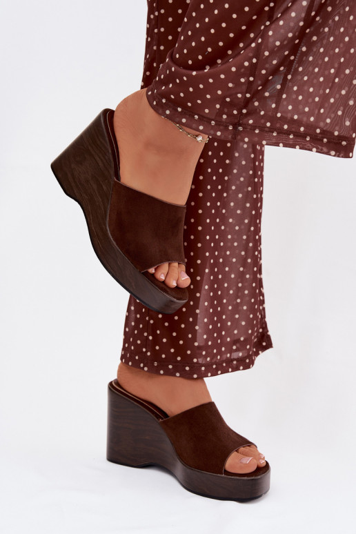 Damespantoffels Op de INig CzekoladoIne Ravelia