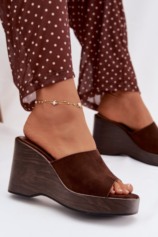 Damespantoffels Op de INig CzekoladoIne Ravelia