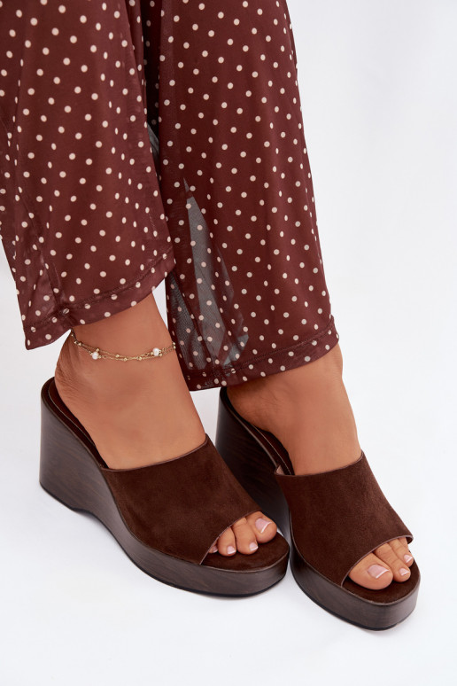 Damespantoffels Op de INig CzekoladoIne Ravelia