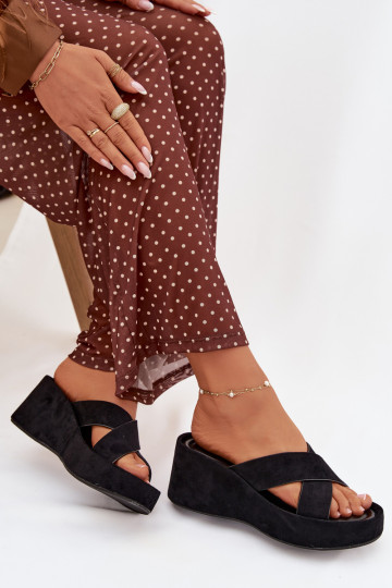 Damespantoffels Op de INigvan eco-suèdeu zInart Calorine