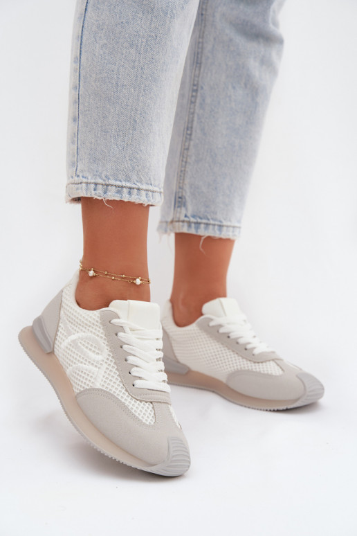 Sneakers model schoenen sportschoenen Dames INit-grijs Tarlisse