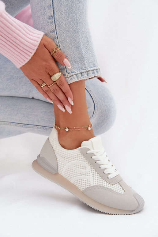 Sneakers model schoenen sportschoenen Dames INit-grijs Tarlisse