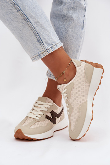 sportschoenen Dames met platform beige Janelora 2