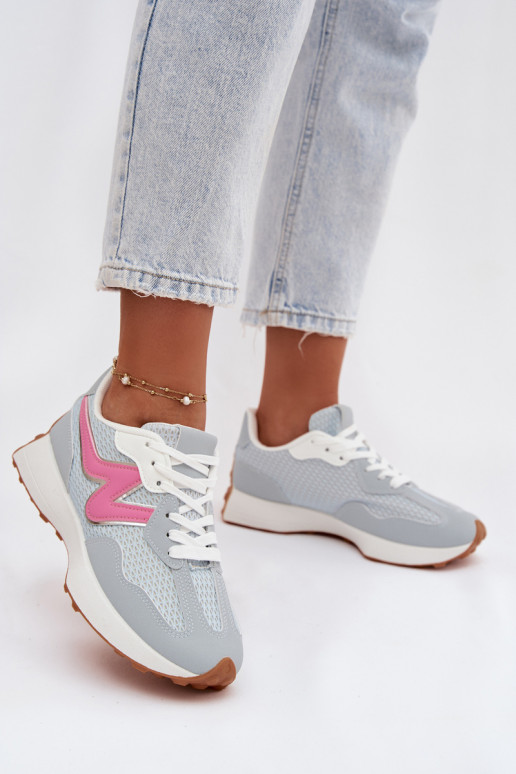 sportschoenen Dames met platform blauIn Janelora