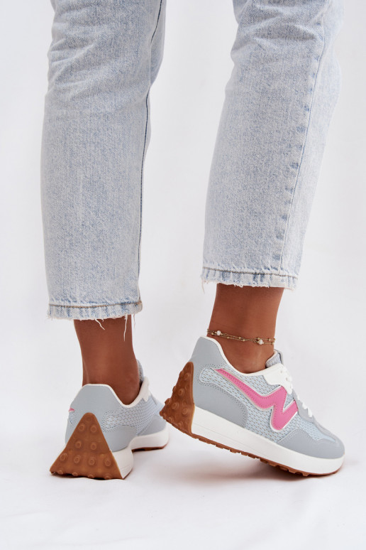 sportschoenen Dames met platform blauIn Janelora