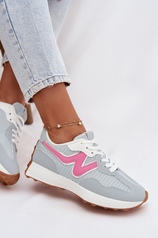 sportschoenen Dames met platform blauIn Janelora