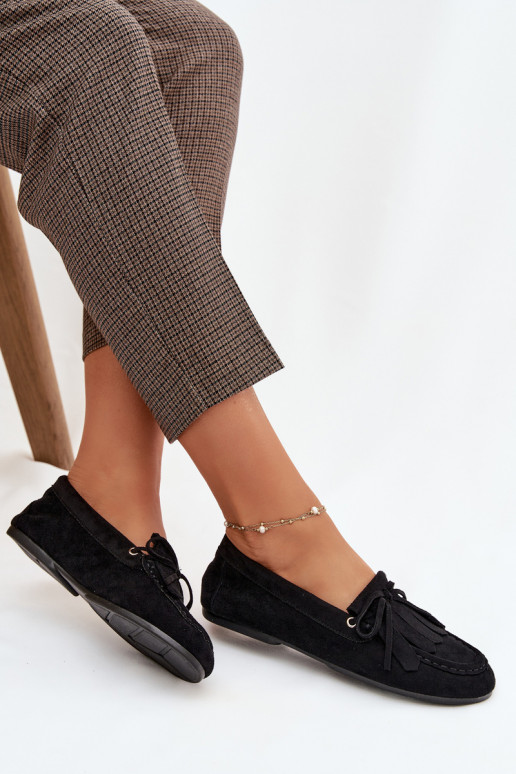 dames mocassins met stijlvolle details En Randen zInart Glorina