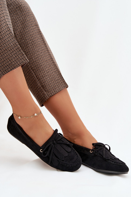 dames mocassins met stijlvolle details En Randen zInart Glorina