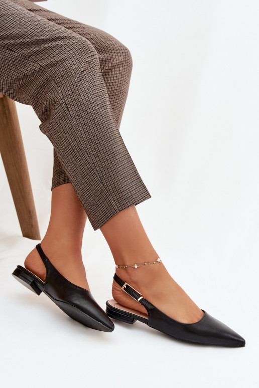 Ballerinas met gouden gespen zInart Iverelle