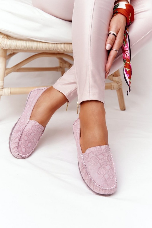 Leer Mocassins RIO FLORE Eco-Friendly roze