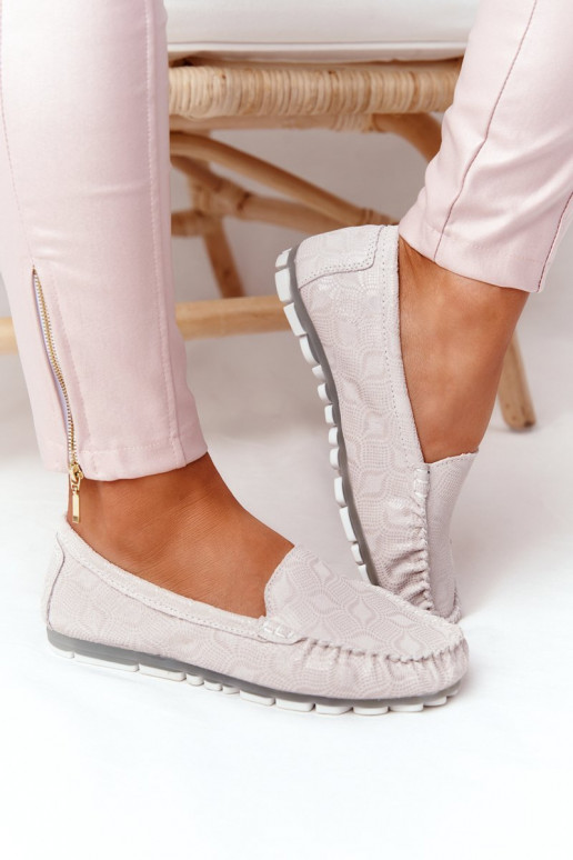 Leer Mocassins RIO FLORE Eco-Friendly beige