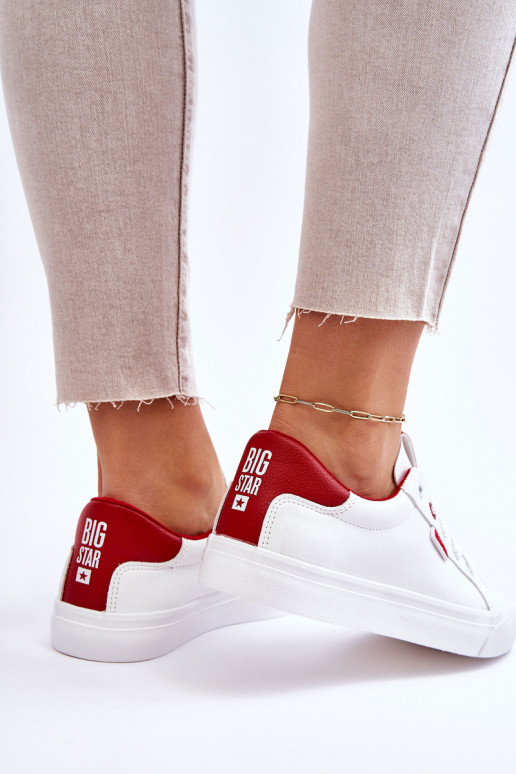 Echt leren sneakers Big Star EE274311 INit-rood