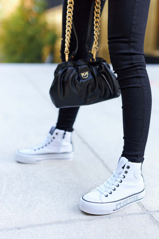 Hoge platformsneakers Big Star II274014 Initte kleur