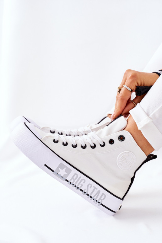 Hoge platformsneakers Big Star II274014 Initte kleur