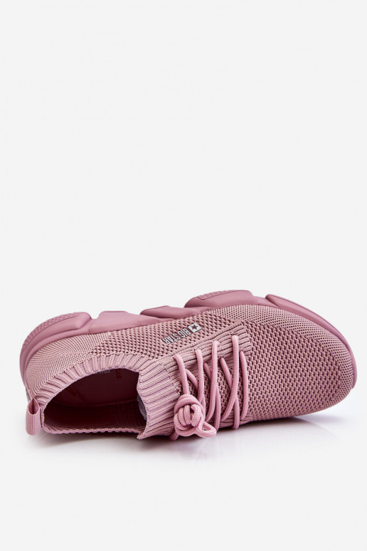 Dames Eenvoudig Sneakers model schoenen Memory Foam System Big Star JJ274266 roze