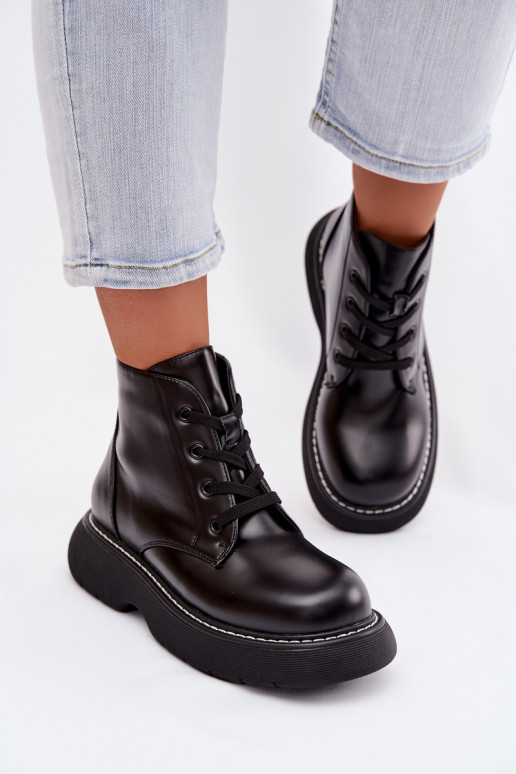 opInarmen Dameslaarzen met platform met veters zInart Harmine