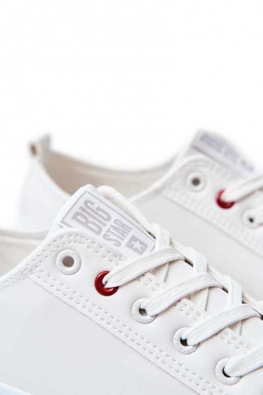 Leren herensneakers BIG STAR JJ174006 Initte kleur