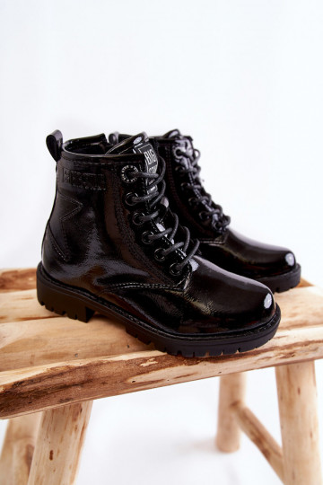 Kinderen met lakeffect opInarmen Laarzen Big Star II374045 zInart 2