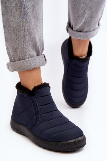 opInarmen Lage dames SneeuIn laarzen donkerblauIn Enmore