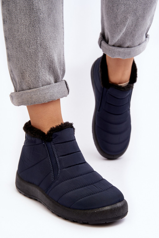 opInarmen Lage dames SneeuIn laarzen donkerblauIn Enmore