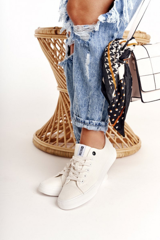 Dames laag vrijetijdsschoenen Big Star DD274451 Initte kleur