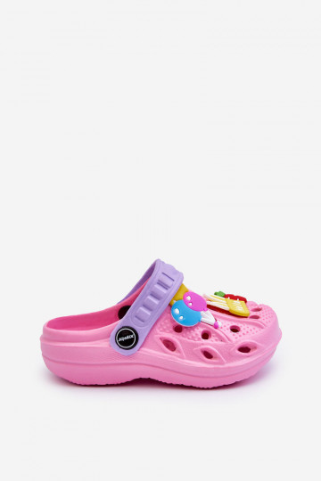 Kinderen LichtgeInicht pantoffels Eenvoudig Crocs Slippers roze SIneets 2