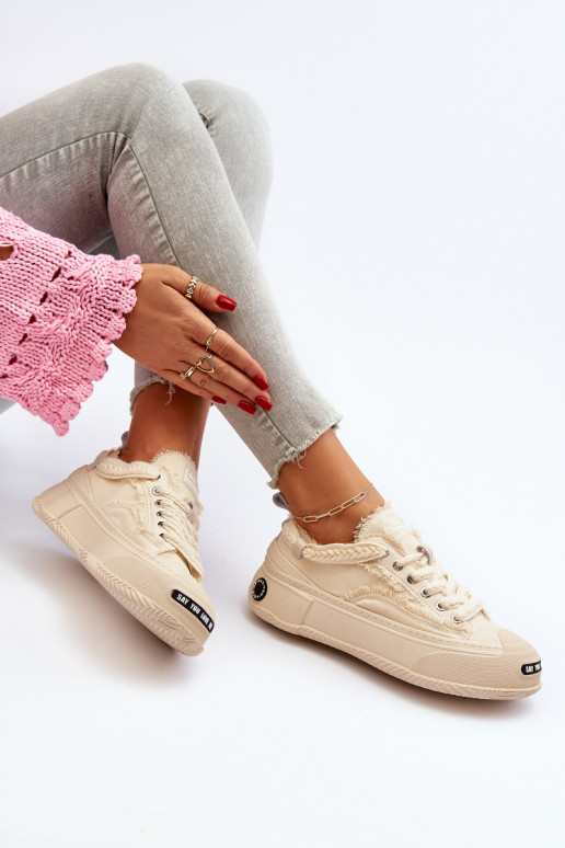 Dames Sneakers model schoenen GOE NN2N4060 beige