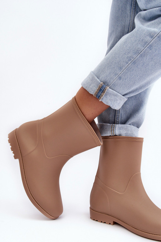 Het klassieke model Dames Persistent model Regenlaarzen beige Solihia